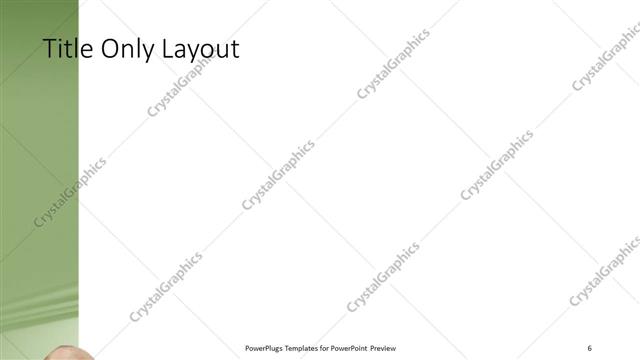 Title Only presentation slide layout