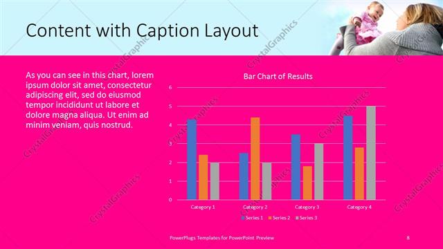 Content with Caption presentation slide layout