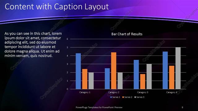 Content with Caption presentation slide layout