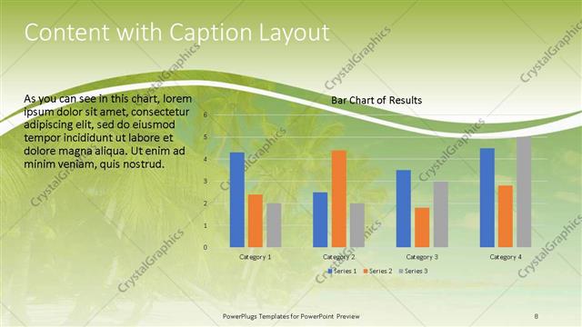Content with Caption presentation slide layout