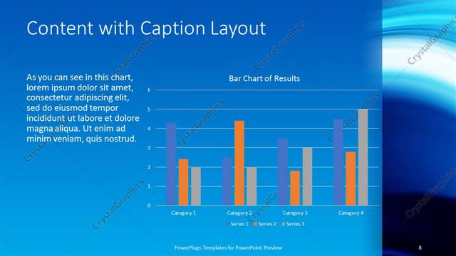 Content with Caption presentation slide layout
