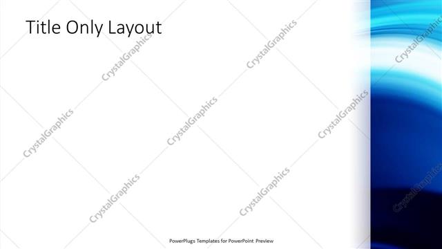 Title Only presentation slide layout