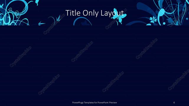 Title Only presentation slide layout