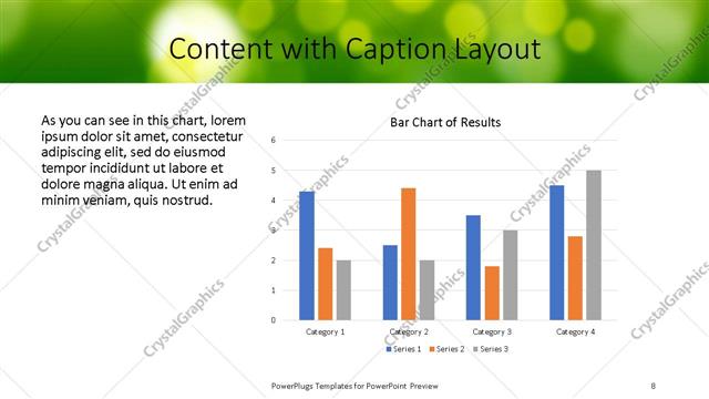 Content with Caption presentation slide layout