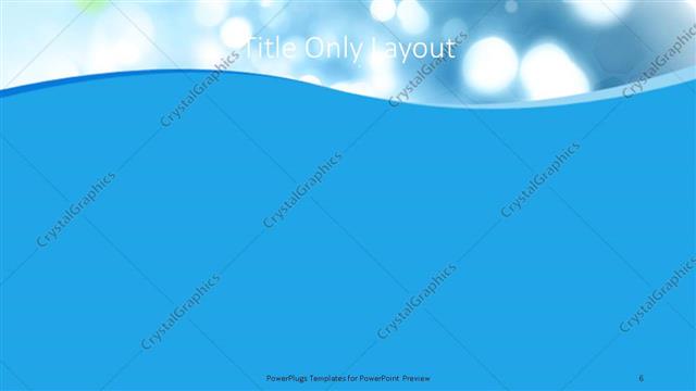 Title Only presentation slide layout