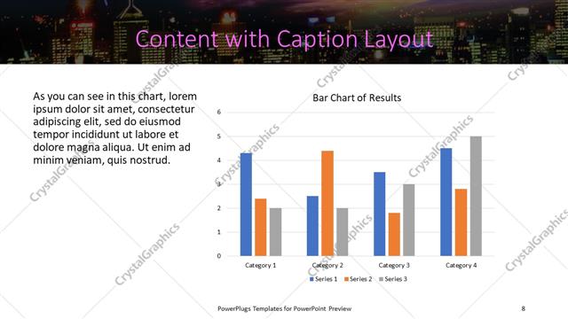 Content with Caption presentation slide layout