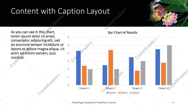 Content with Caption presentation slide layout