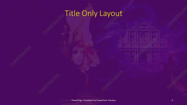 Title Only presentation slide layout