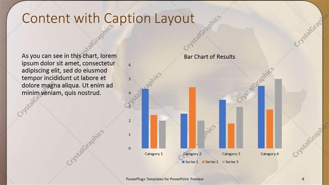 Content with Caption presentation slide layout
