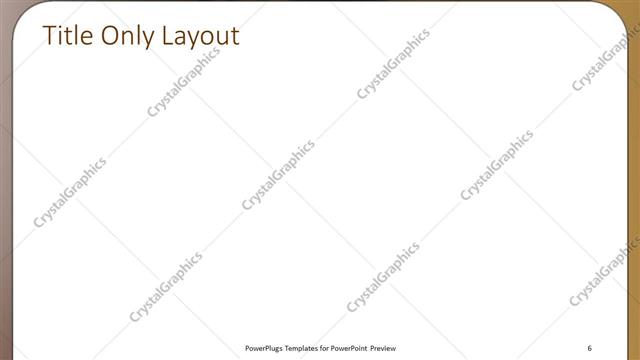 Title Only presentation slide layout