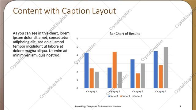 Content with Caption presentation slide layout