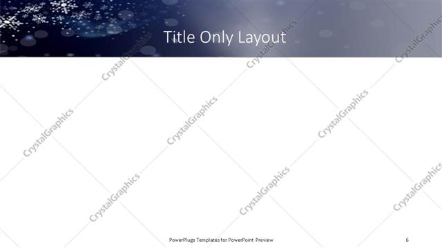 Title Only presentation slide layout