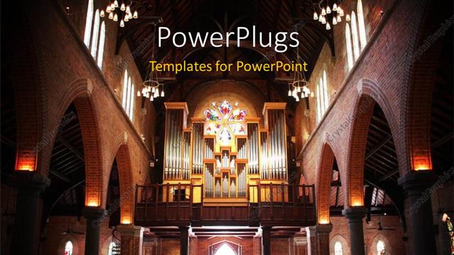  Presentation with lights - A beautiful church with a number of lights