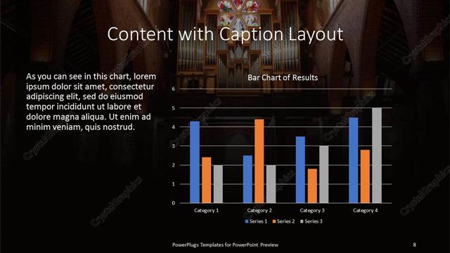 Content with Caption presentation slide layout