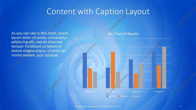 Content with Caption presentation slide layout