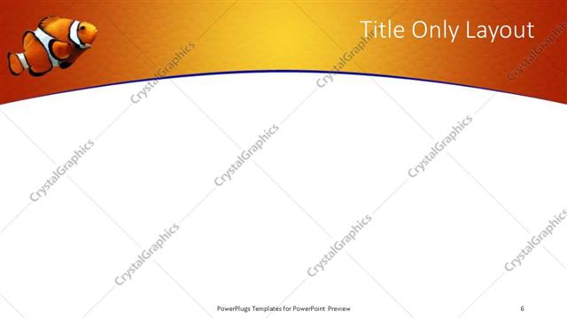Title Only presentation slide layout