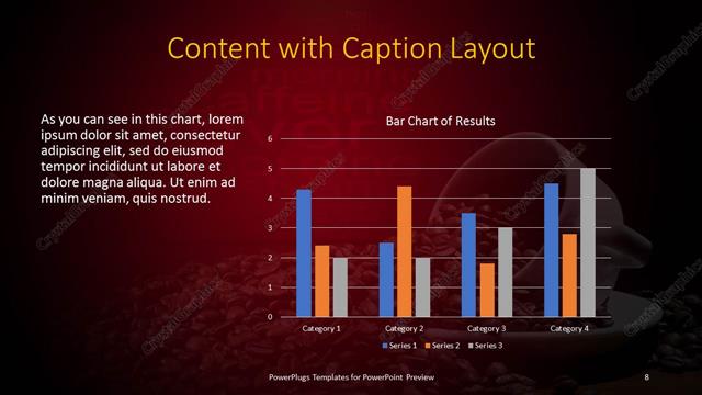Content with Caption presentation slide layout