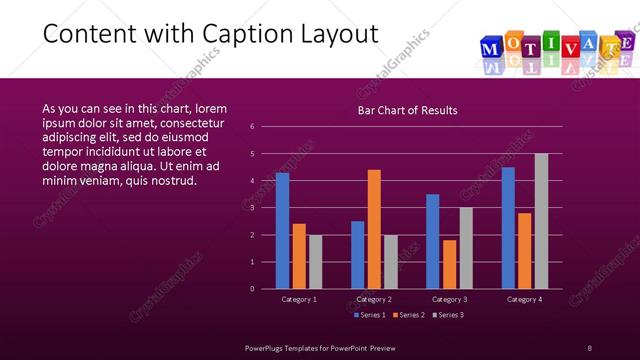 Content with Caption presentation slide layout