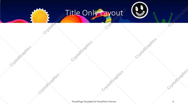 Title Only presentation slide layout