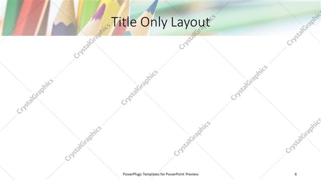 Title Only presentation slide layout