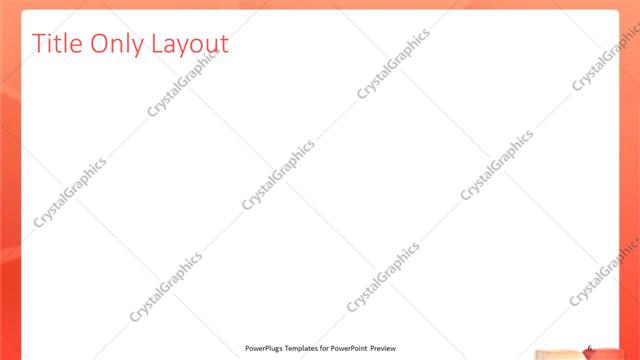 Title Only presentation slide layout