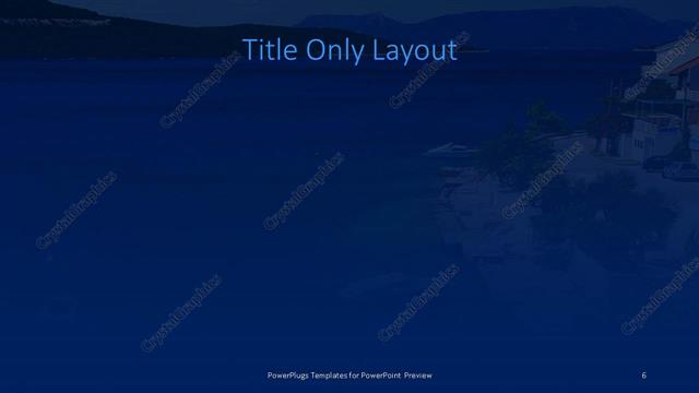 Title Only presentation slide layout