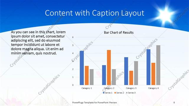Content with Caption presentation slide layout