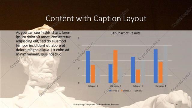 Content with Caption presentation slide layout
