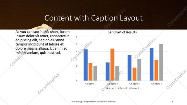 Content with Caption presentation slide layout