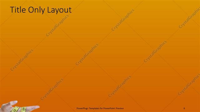 Title Only presentation slide layout