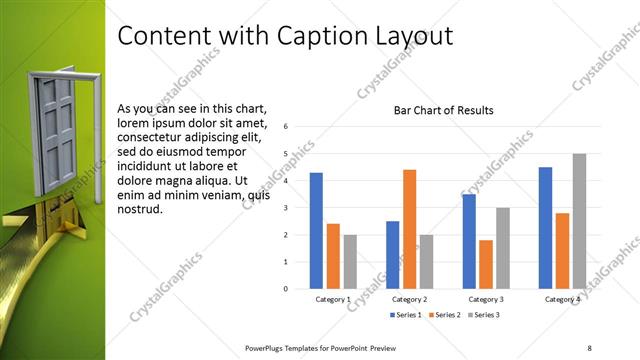 Content with Caption presentation slide layout