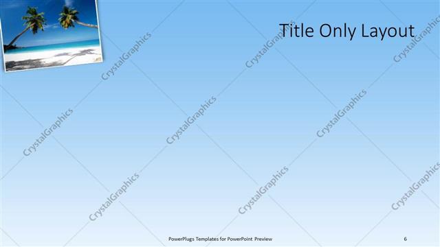 Title Only presentation slide layout