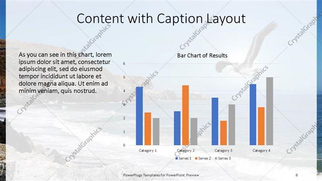 Content with Caption presentation slide layout