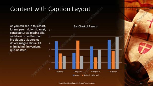 Content with Caption presentation slide layout