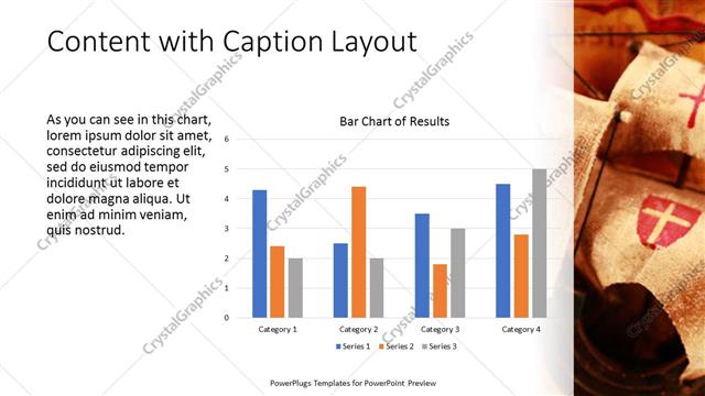 Content with Caption presentation slide layout