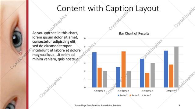 Content with Caption presentation slide layout