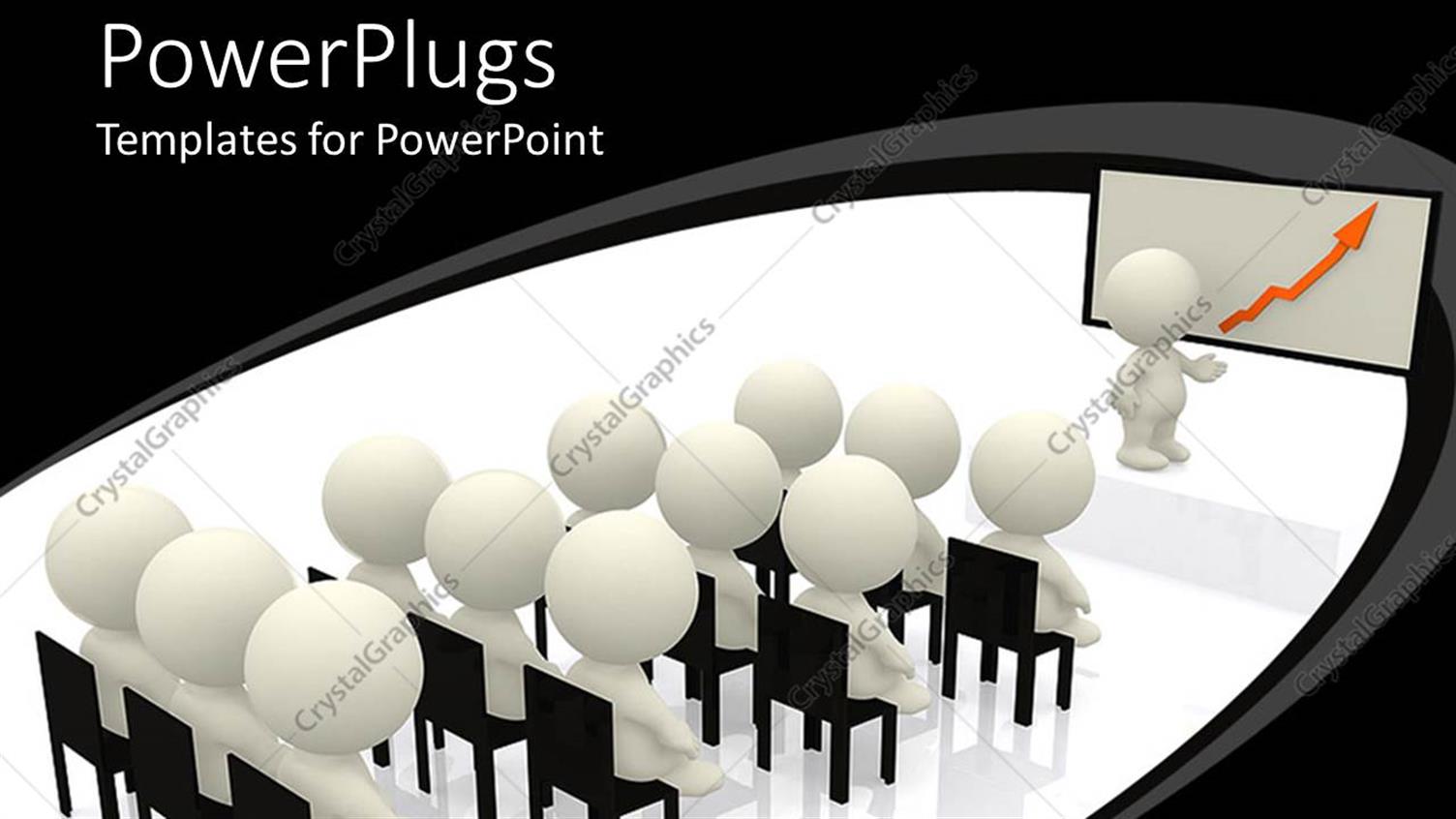 Featuring a Beautiful Depiction of a Classroom with a White Board