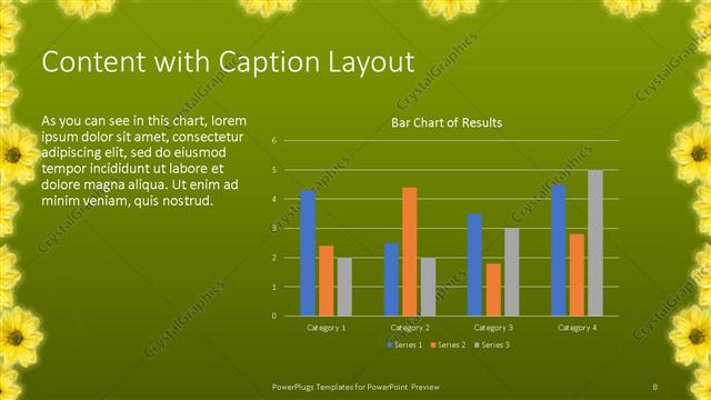 Content with Caption presentation slide layout