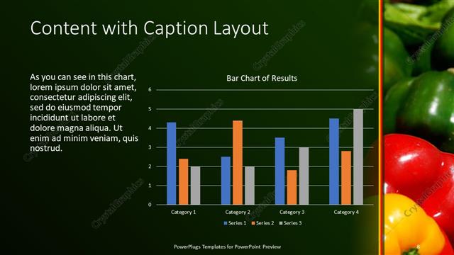 Content with Caption presentation slide layout