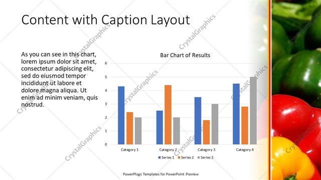 Content with Caption presentation slide layout