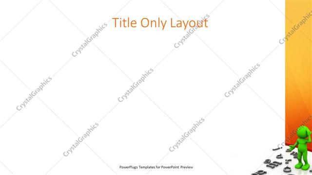 Title Only presentation slide layout