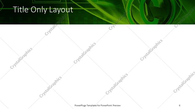 Title Only presentation slide layout