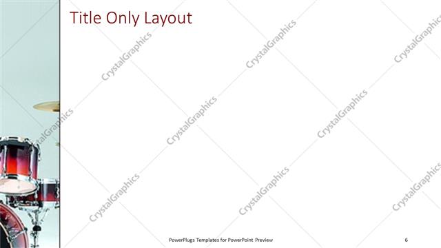 Title Only presentation slide layout