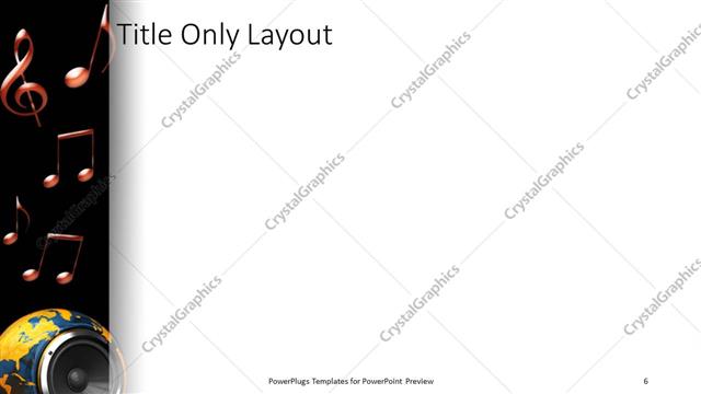 Title Only presentation slide layout