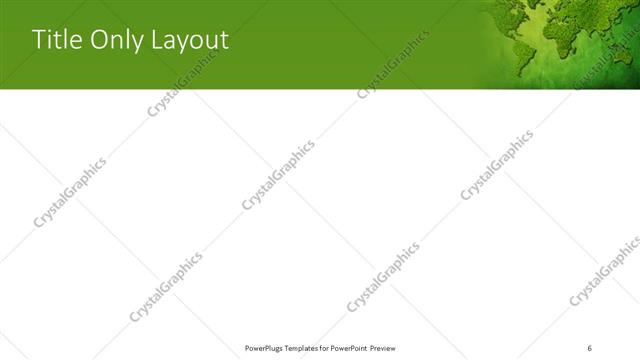 Title Only presentation slide layout