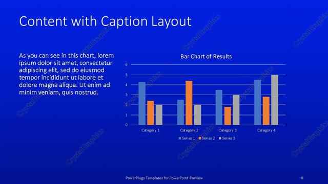 Content with Caption presentation slide layout
