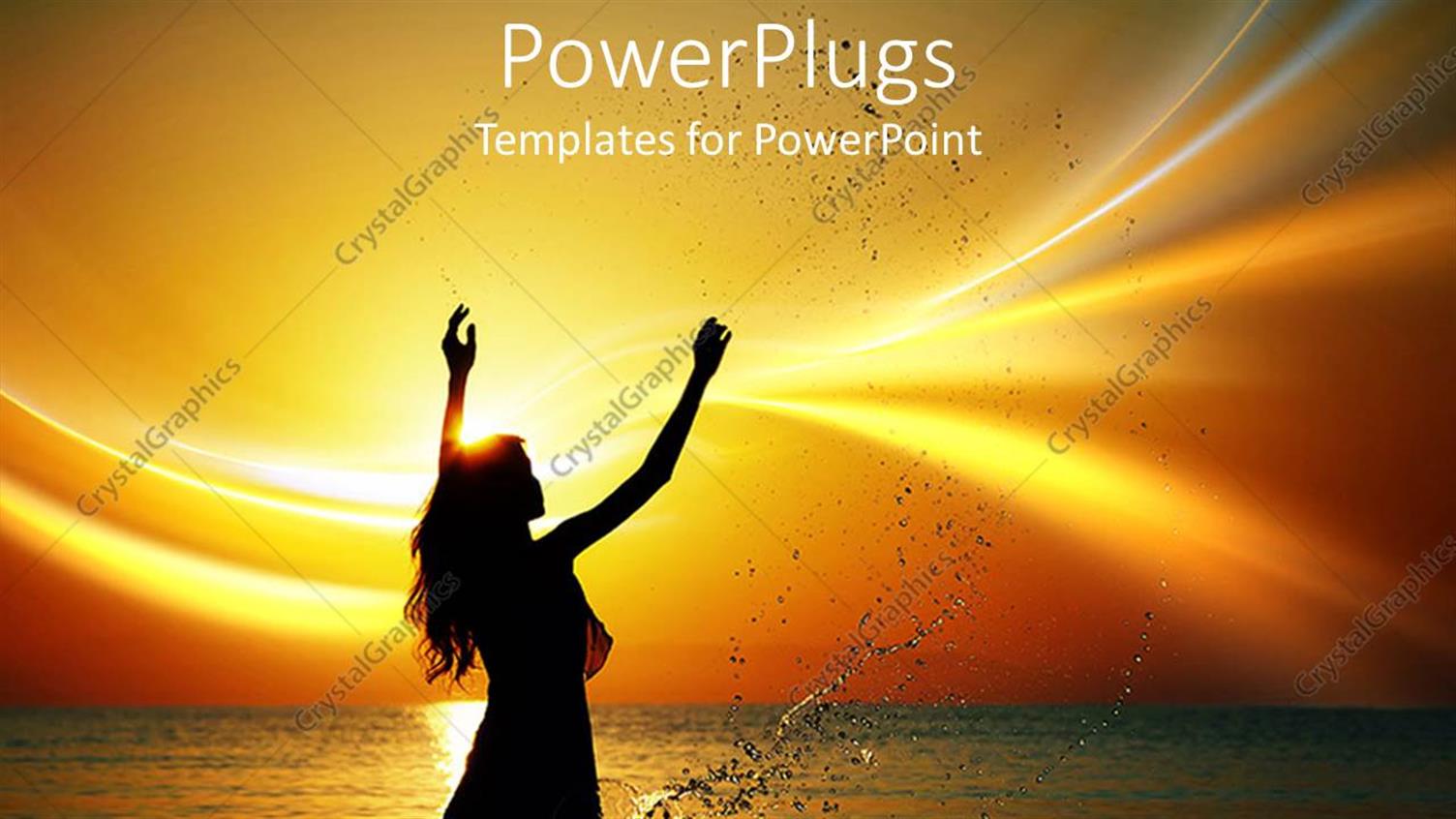 Featuring a Beautiful Depiction of a Girl Int he Sea