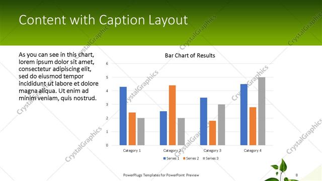 Content with Caption presentation slide layout