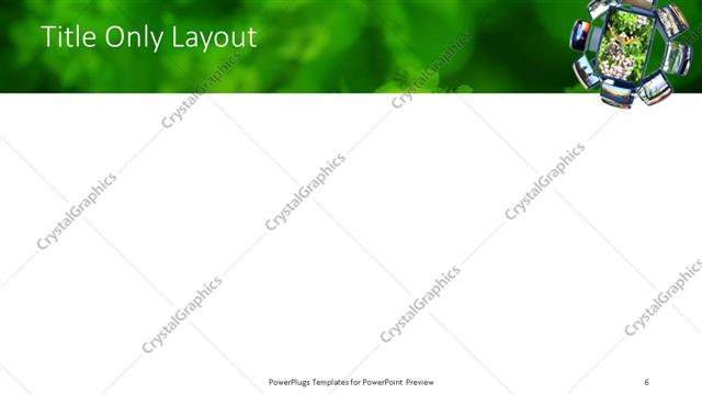 Title Only presentation slide layout