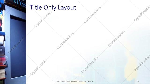 Title Only presentation slide layout